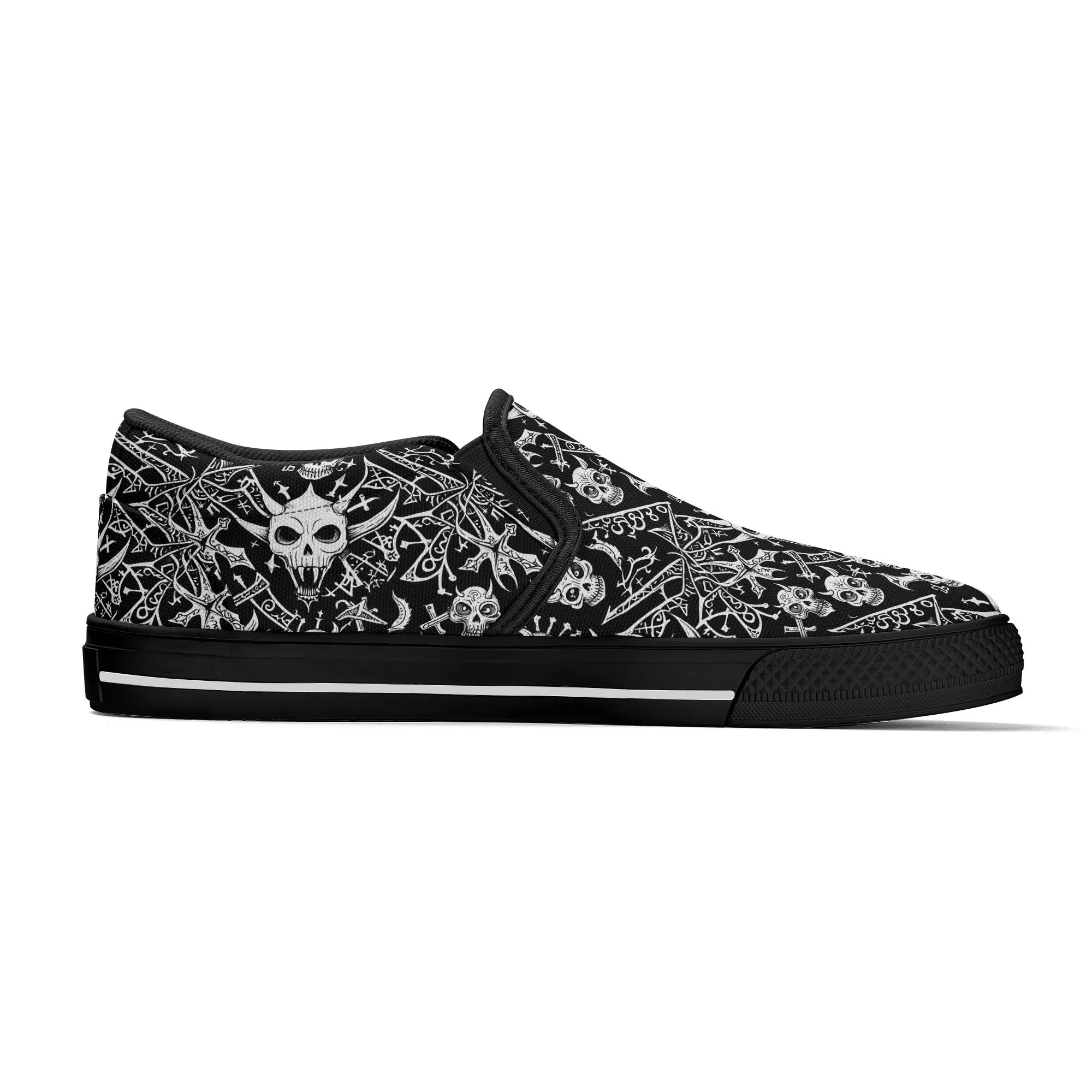 Womens Little Devils Rubber Slip On Shoes