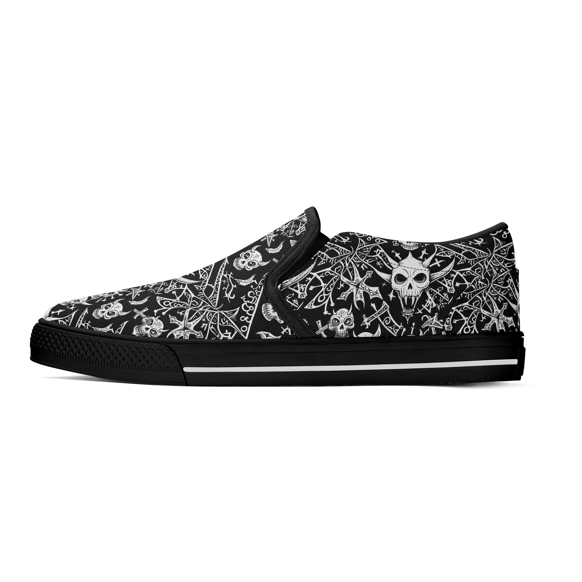 Womens Little Devils Rubber Slip On Shoes