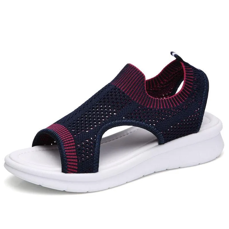 Women's shoes with flying wedges